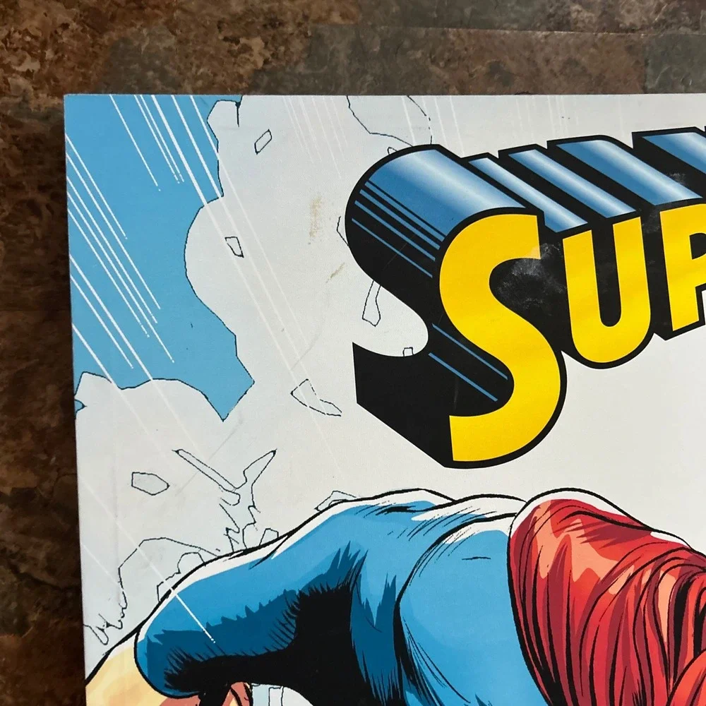 Superman Wooden Canvas Picture Wall Bedroom Home Decor Large